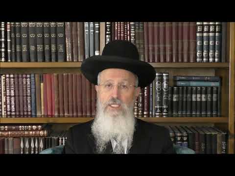 הרב אברהם יוסף שליט"א הסבר על קניית מוצרים לפסח