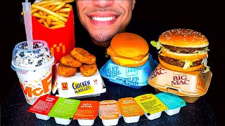 Asmr Mcdonalds Chicken Nuggets Mukbang Oreo Mcflurry Fillet Fish Big Mac Fries Eating Show Sounds