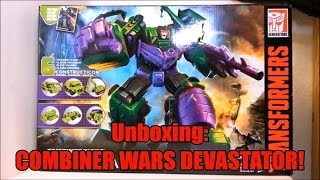 Celebrity Transformers Generations Combiner Wars Devastator Unboxing! Bert the Stormtrooper Reviews! Profile
