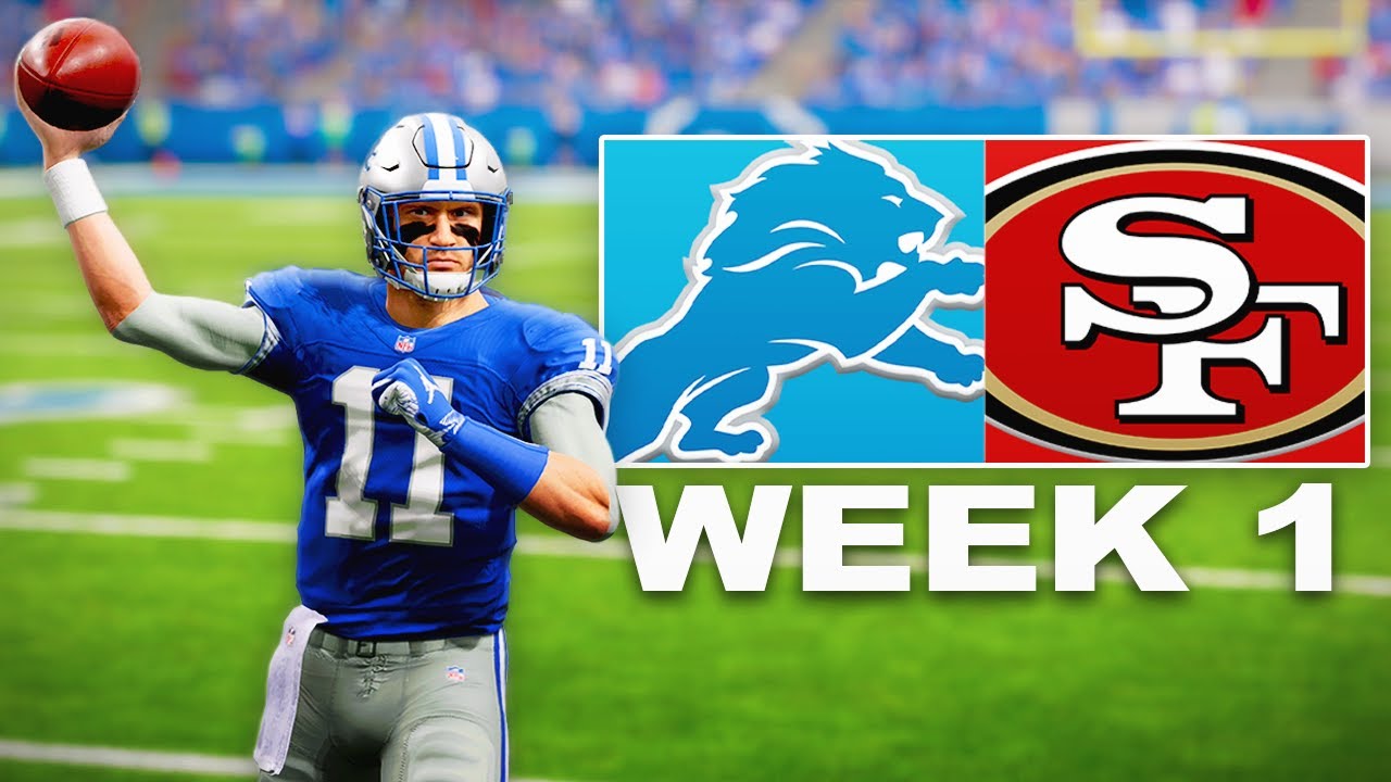 The BEST QB on the team starts in Week 1 | Madden 22 Detroit Lions Franchise
