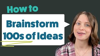 How to Brainstorm Hundreds of Ideas | Methods for Creative Concepting in Advertising