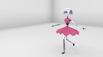 Blender 3D Robot walk cycle