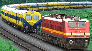 WAG4 SHUNT MEMU EXPRESS TRAIN | BUMPY RAILROAD | Train Simulator | Railworks 3 | NTG GAMING