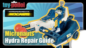 Vintage Micronauts Hydra repair - Toy Polloi