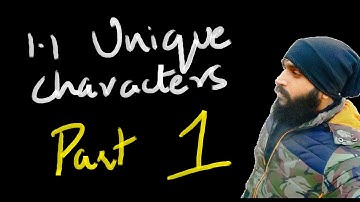 1.1 Unique Characters - 1 | Brute Force & Sorting method in Python | Cracking the Coding Interview