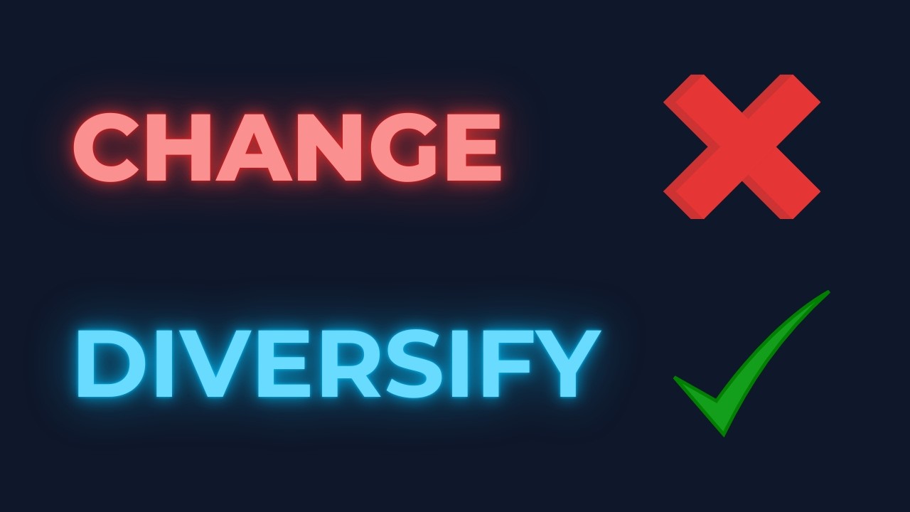 Stop Saying CHANGE – Say DIVERSIFY Instead | Daily English Vocabulary