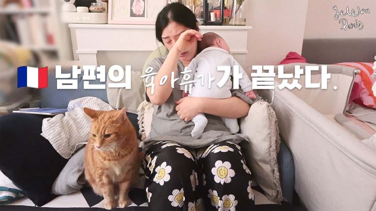 🇫🇷 프랑스인 남편의 육아휴가가 끝났다. 고군분투 육아일기 👶🏻🐱