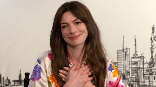 Anne Hathaway Cries During Emotional Interview