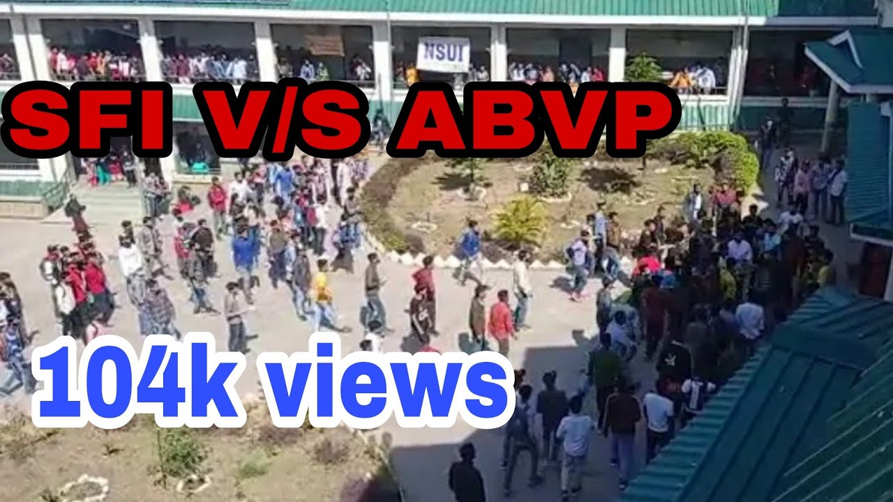 Sfi v/s Abvp Nahan college seen