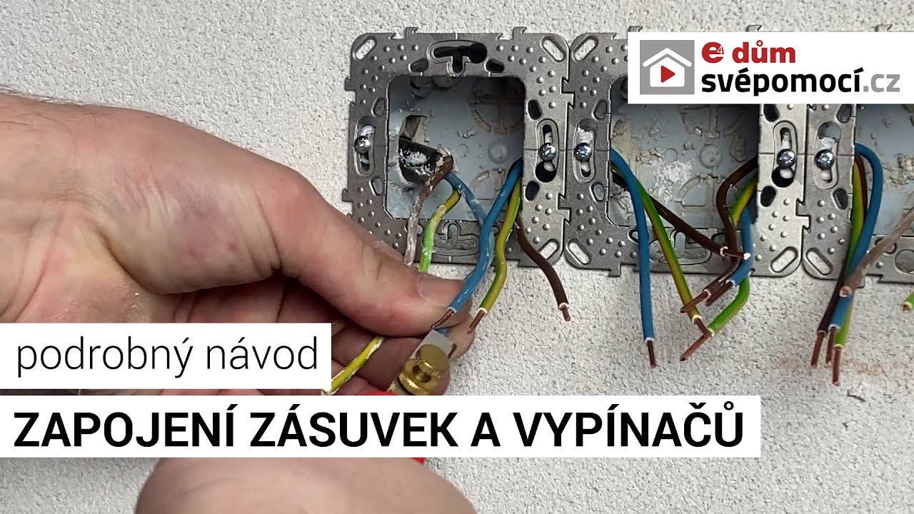 072# Zapojení zásuvek a vypínačů