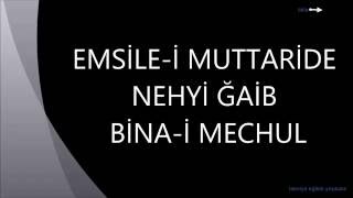 Emsile-22.ders nehyi ğâib binai mechûl 👇😊👍💖