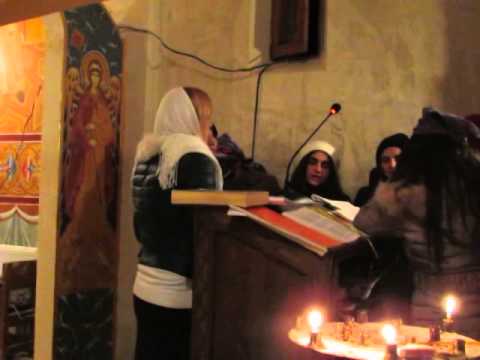 მცირე კვერექსი არამეულ ენაზე.შობის ღამისთევა სოფ.ქანდაში.2015 წელი. 9