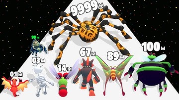 Monster Insect Evolution Run - Level Up Insect Max Level Gameplay