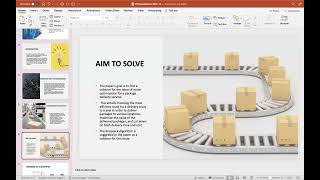 presentation on applying knapsack algorithm to package delivery problem