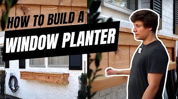 How To DIY a Window Planter Box!