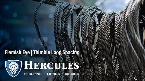 Flemish Eye | Thimble Loop Spacing