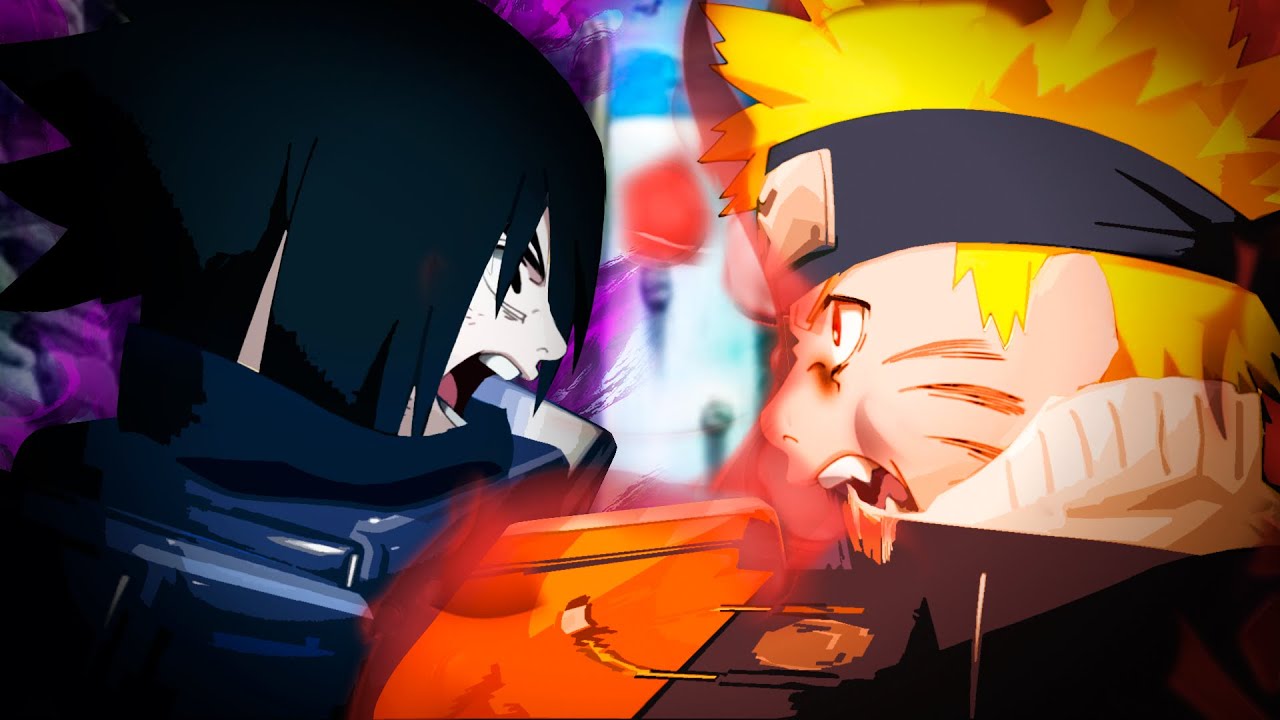 RECRIEI a LUTA do NARUTO vs SASUKE no NOVO JOGO de NARUTO do ROBLOX