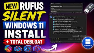 Rufus Just Made Windows 11 Install  Better  (Silent Install   Debloat)