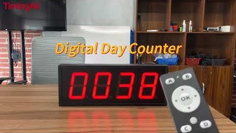 How To Set Digital Safety Scoreboard With 4 Digits Number Displays—without a lost time accident