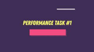 English Performance Task # 1 -  Context Clues