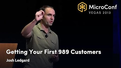 Getting Your First 989 Customers for Your SaaS
