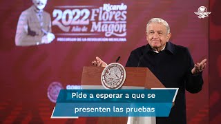 El presidente L&oacute;pez Obrador dijo que Salmer&oacute;n es un gran historiador y hay que esperar para conocer sobre las presuntas acusaciones en su contra
