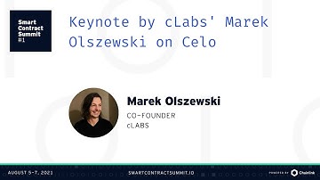 Marek Olszewski: Celo Keynote