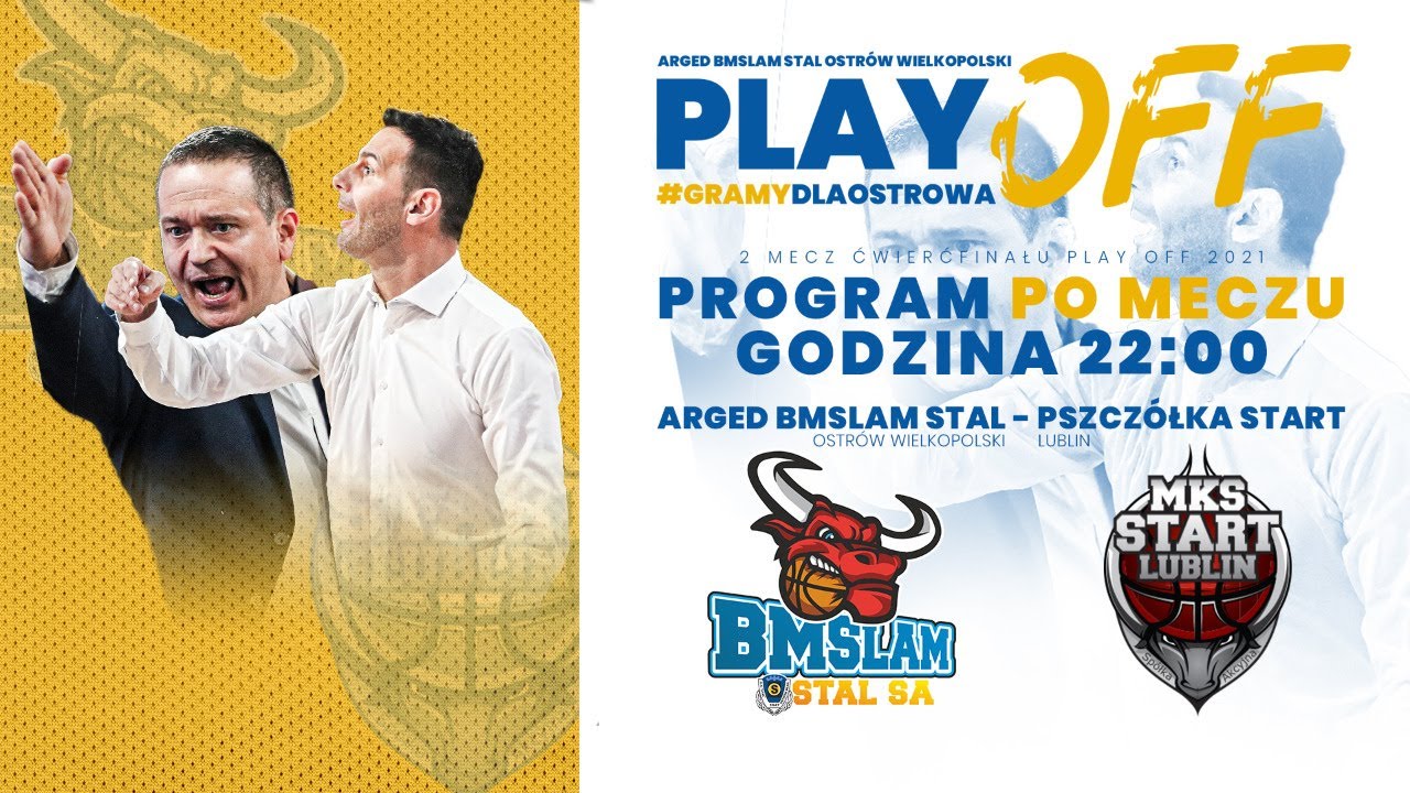 Program po 2 ćwierćfinale PLAY OFF 2021 - ARGED BMSLAM STAL - PSZCZÓŁKA START