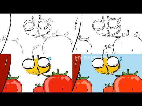 [behind <strong>the</strong> scenes] 2D Honeybee mukbang <strong>EP</strong> | MYGAMETOON <strong>1</strong> #Tanghulu