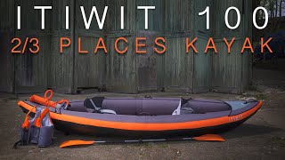 Decathlon's Best Selling Inflatable Boat - Review of Itiwit 100 2/3 Places Orange Kayak screenshot 5