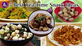 5 Best Tea-time Snack Ideas | Jackfruit Items | Phool Makhan chivda | Steamed Jowar & Moringa Recipe