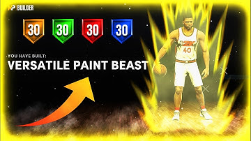 NBA2K22 BEST SHOOTING PAINT BEAST BUILD!! + GAMEBREAKING BUILD FOR 2K22!!!