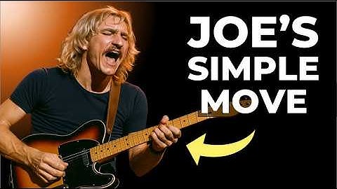 Joe Walsh’s SIMPLE MOVE that Changes Everything