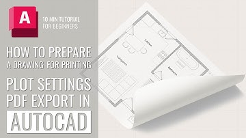 How to Print Drawings in AutoCAD Tutorial | Plot Settings & PDF Export Tips AutoCAD for Beginners
