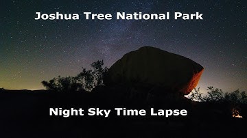 Joshua Tree National Park Milky Way Time-lapse photography - Belle Campground - October 2020