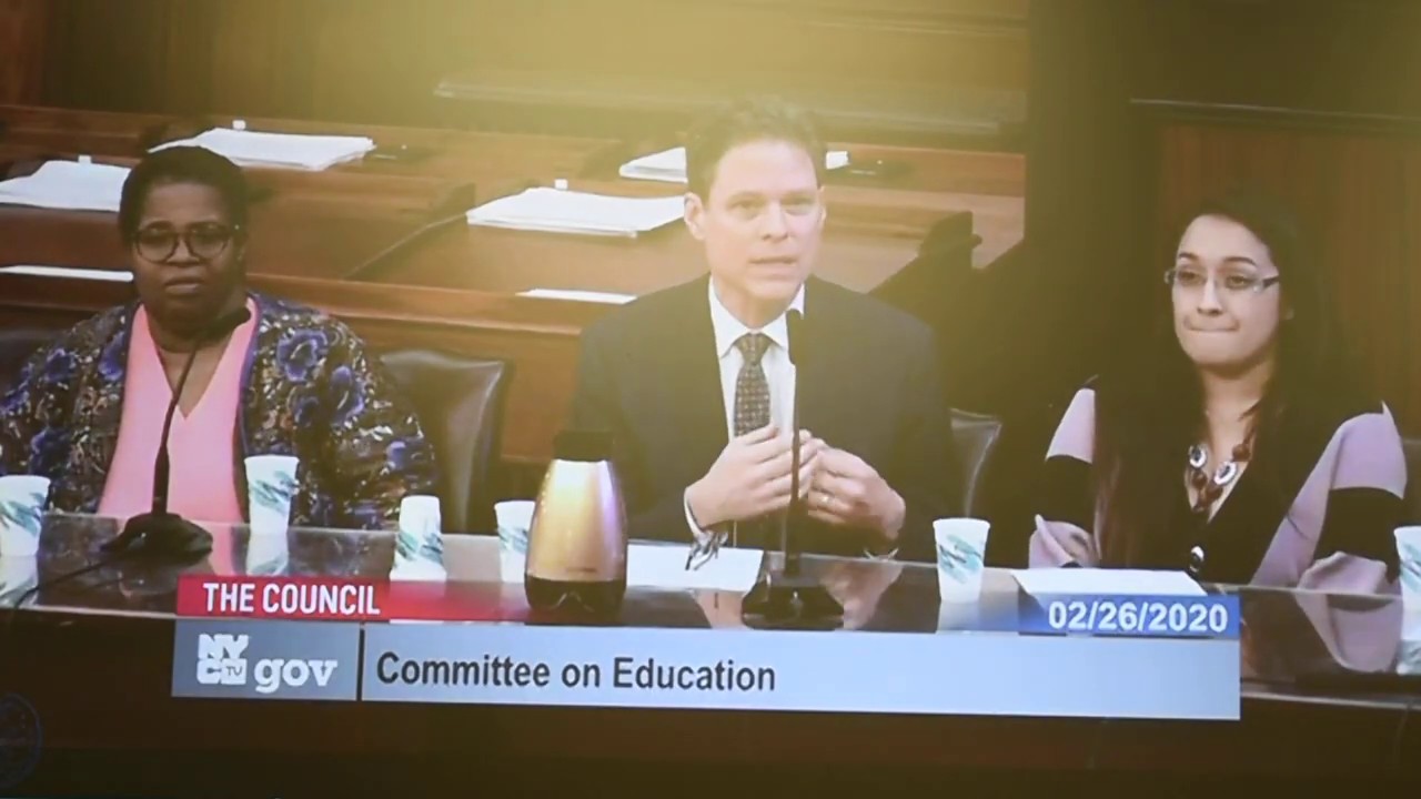 NYC Council Committee on Education Hearing: Anthony Tassi - YouTube