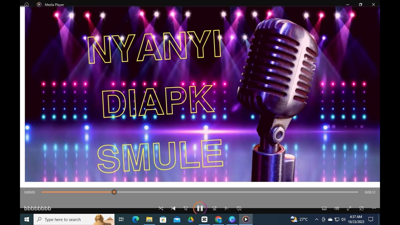 CARA BERNYANYI LIVE JAM DIAPK SMULE 2023