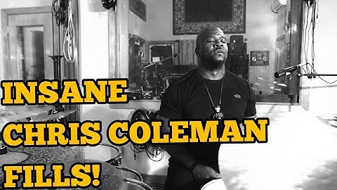 2017 CHRIS COLEMAN HALF-SINGLE PARADIDDLES INSANE FILLS