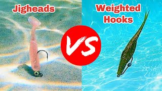 Jig Heads VS. Weighted Hooks (Underwater Footage & How To Tips) screenshot 5