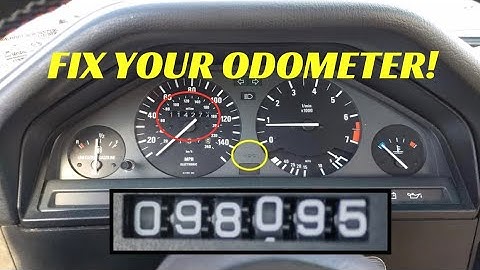 ODOMETER NOT WORKING ON YOUR BMW E30? (Garagistic Repair Gears)