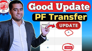 🛑  New Update in PF Transfer ✅ PF form cancel PF Annexure K