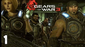 Gears of War 3 Story Mode Gameplay Walkthrough No Commentary Part 1