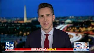 Sen. Hawley Joins Hannity to Talk Chinese Threat To National Security & Social Media Age Requirement