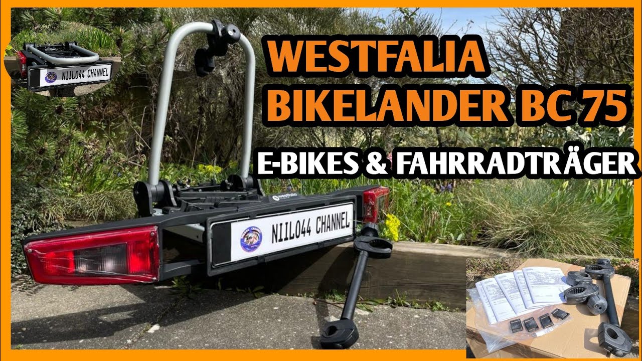 Westfalia E-BIKE & Fahrradträger, Bikelander BC 75, AHK Fahrradträger  Auseinanderklappen