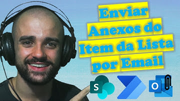 Como enviar anexos de um item da lista do sharepoint por email com Power Automate