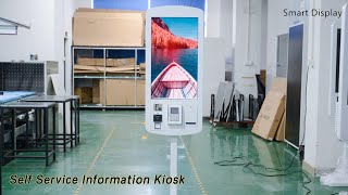 Indoor Self Service Information Kiosk Display LCD Interactive 1080P