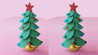 Easy to Make Christmas Tree Ornaments #2Paper Circle Ornaments! —