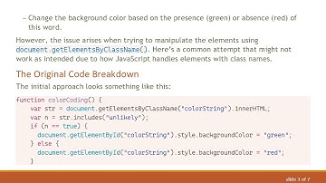 How to Change Background Color for MULTIPLE Strings in JavaScript Based on a Specified Word