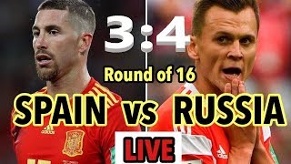 Live Streaming 2nd Round Spain VS Russia full match 2018 world cup today match MiKi TV Live