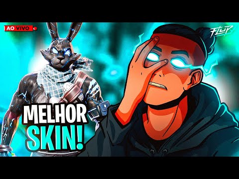 💙 FLUPY - AO VIVO 💙 SKIN DO COELHÃO INSANA! 💙 FREE FIRE EMULADOR 💙 #300K